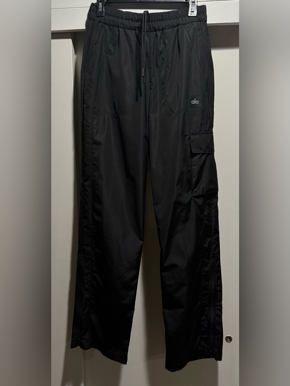 ALO International Wide Leg City Pant - Black